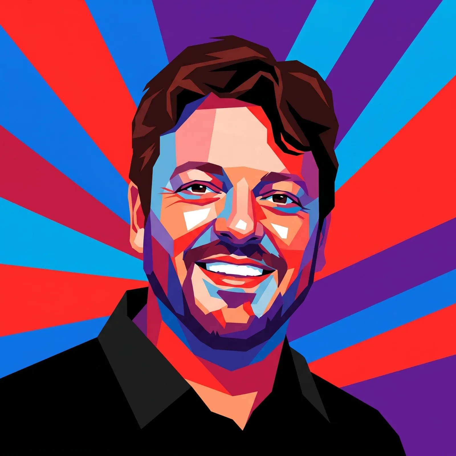 Retrato artístico de Eduardo Reiner